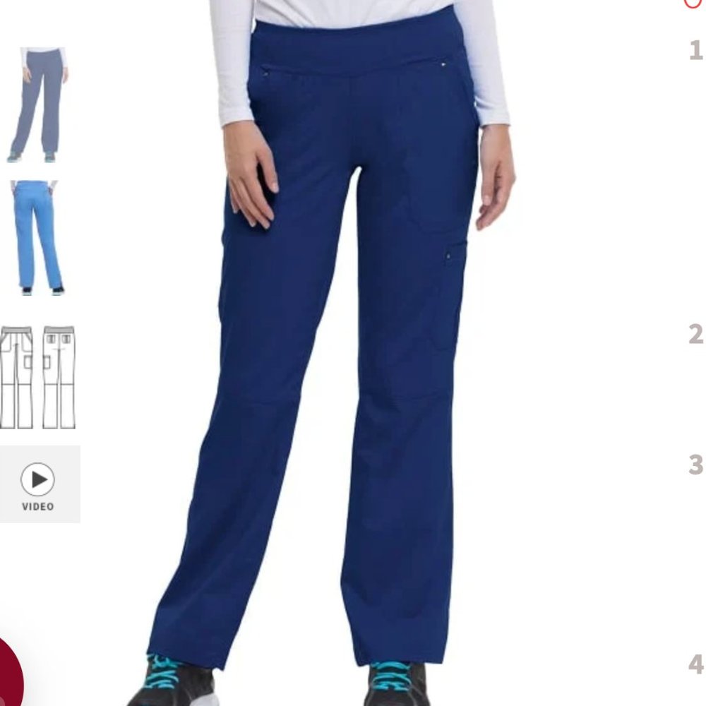 Healing Hands Purple Label Tori Yoga Scrub pants